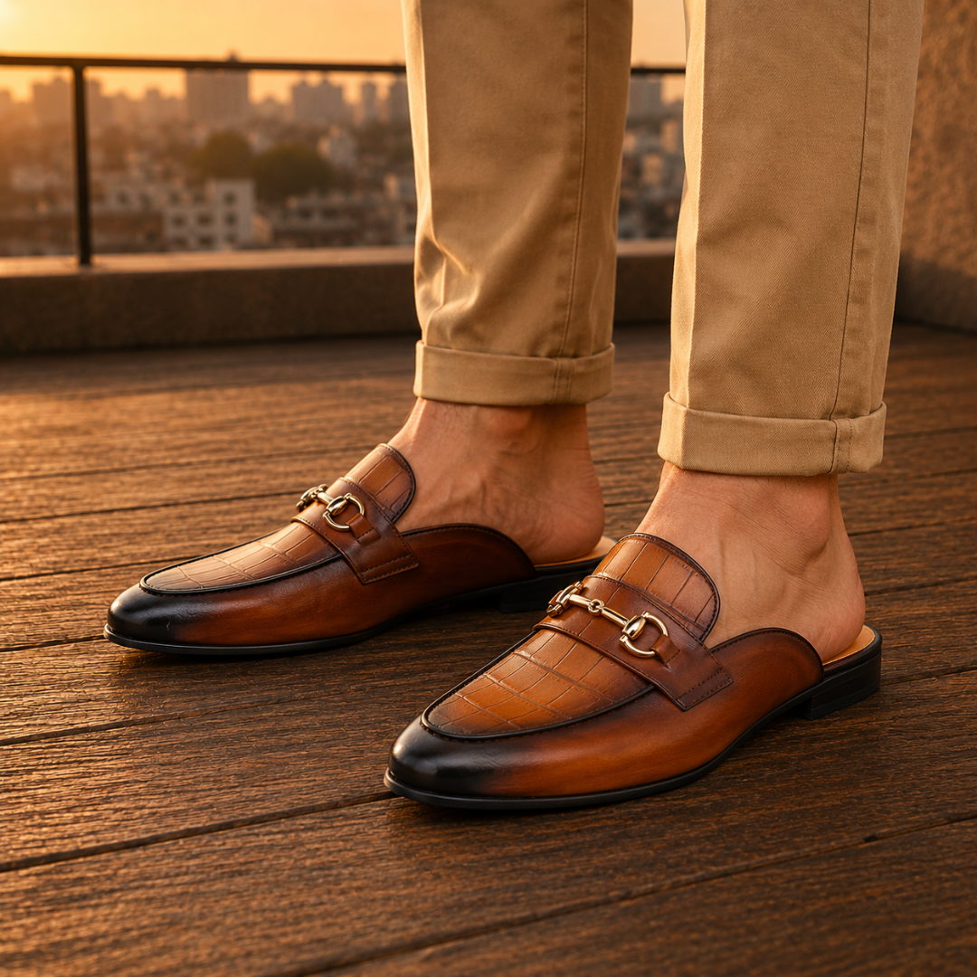Classic Leather Mules