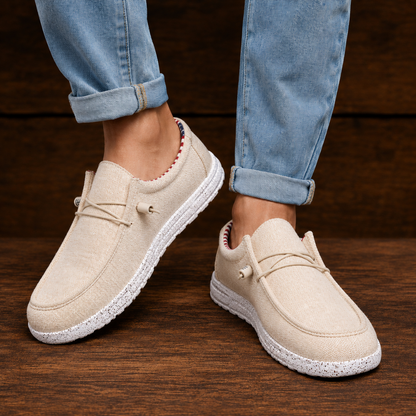 Breathable Canvas Slip-Ons