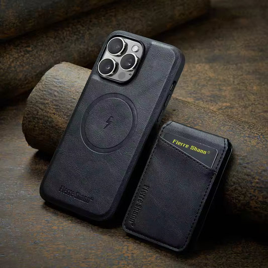 IPHONE LEATHER MAGSAFE WALLET CASE
