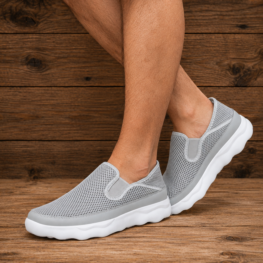 Breathable Walking Slip-Ons