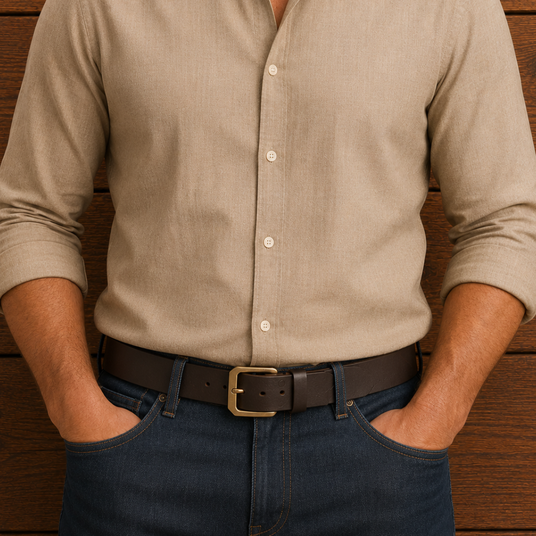 Solid Leather Belt