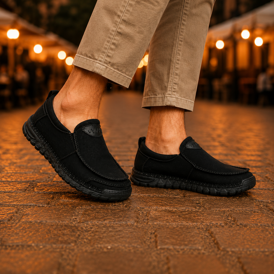 Casual Canvas Slip-On Loafers