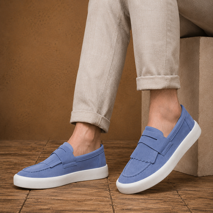 Smooth Leather Penny Loafers
