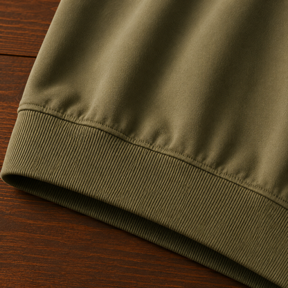 Crewneck Elbow-Patch Sweatshirt