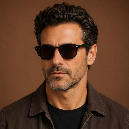 Classic Round Frame Sunglasses