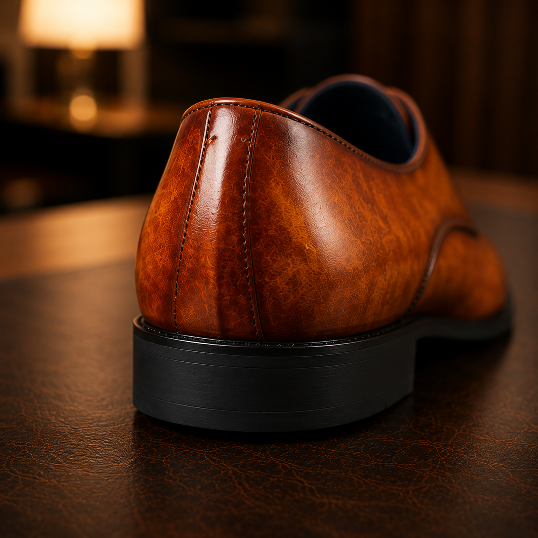 Plain Toe Derby Shoes