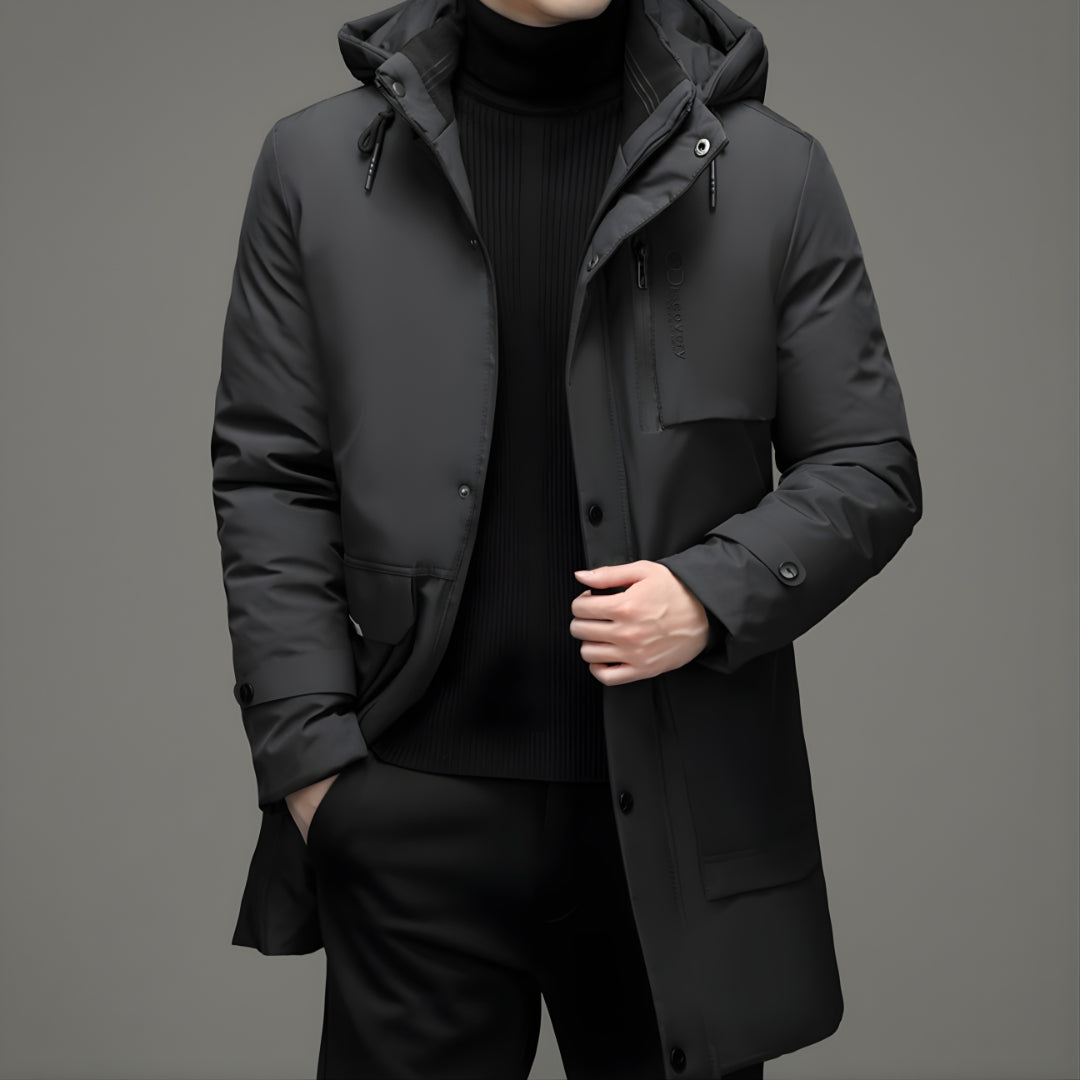 Classic Mid-Length Cotton Coat