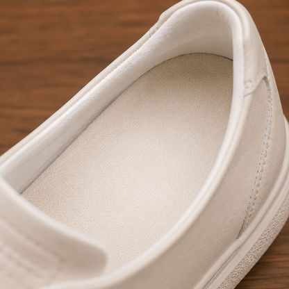Low-Top Lace Court Sneakers