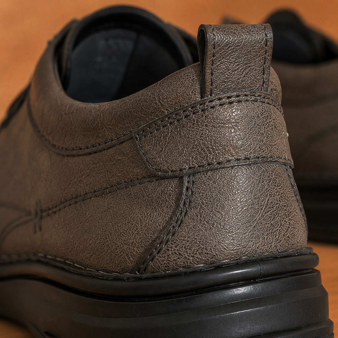 Soft Cushioned Moc-Toe Shoes