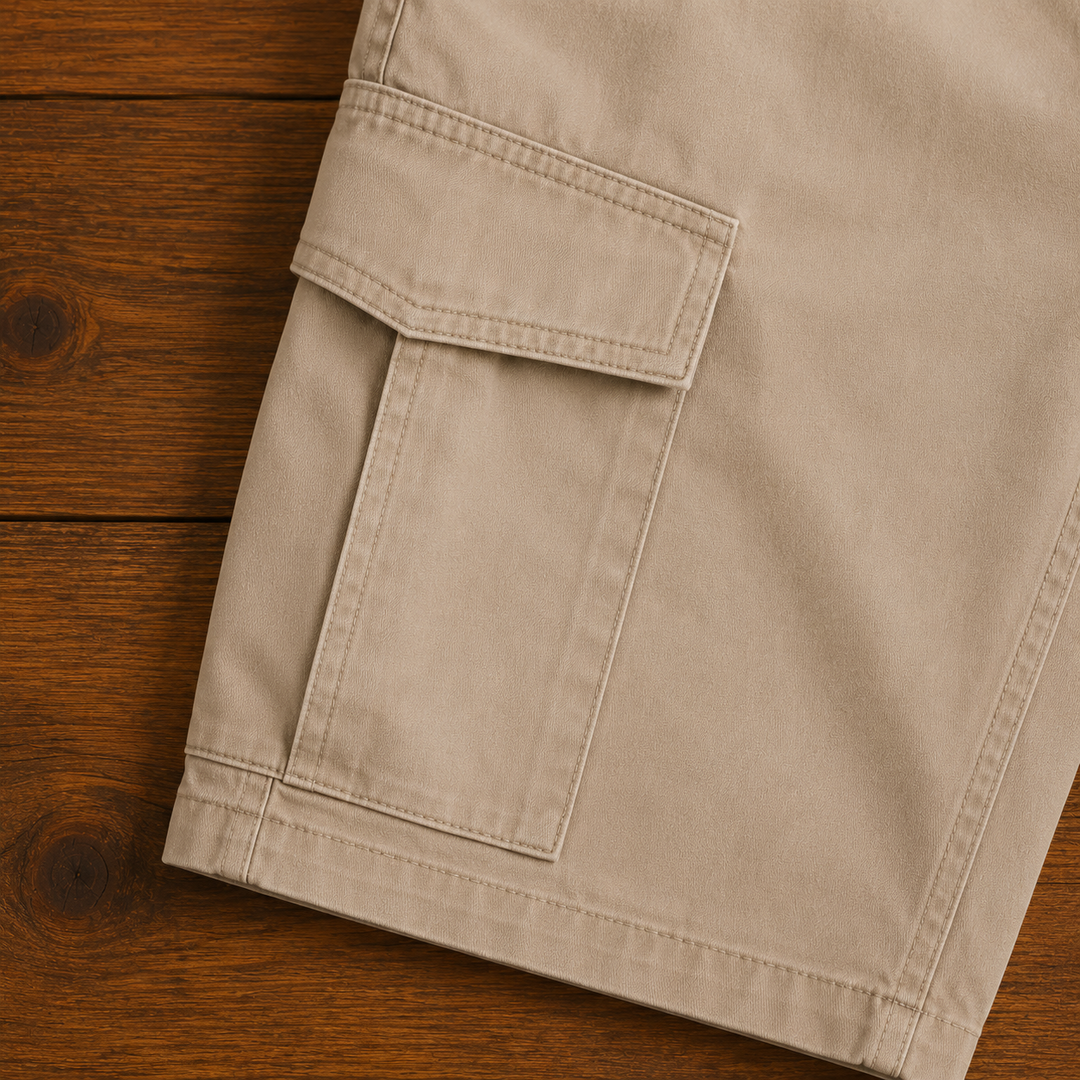 Multi Pocket Cargo Shorts