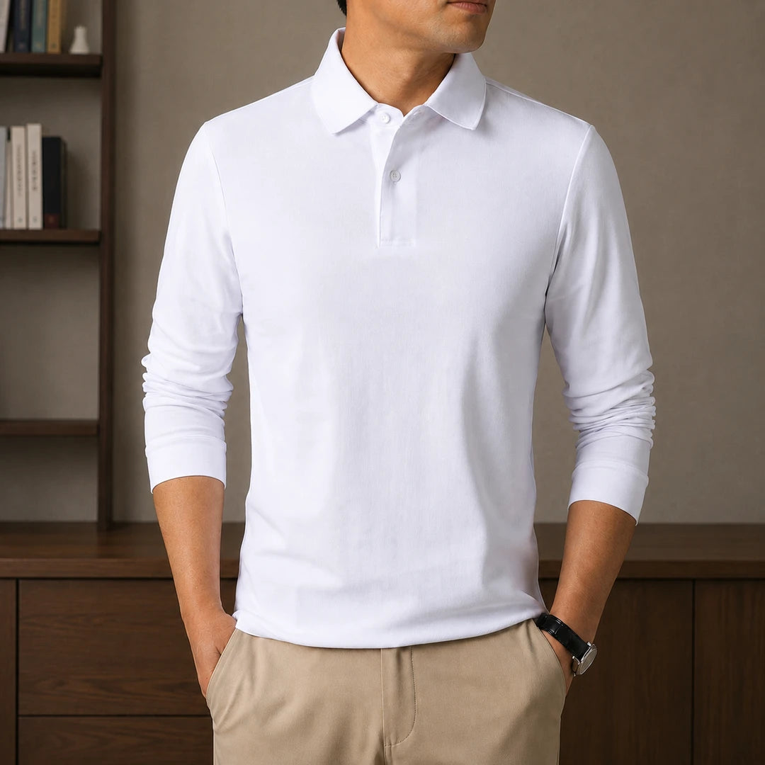 Long-Sleeve Polo Shirt