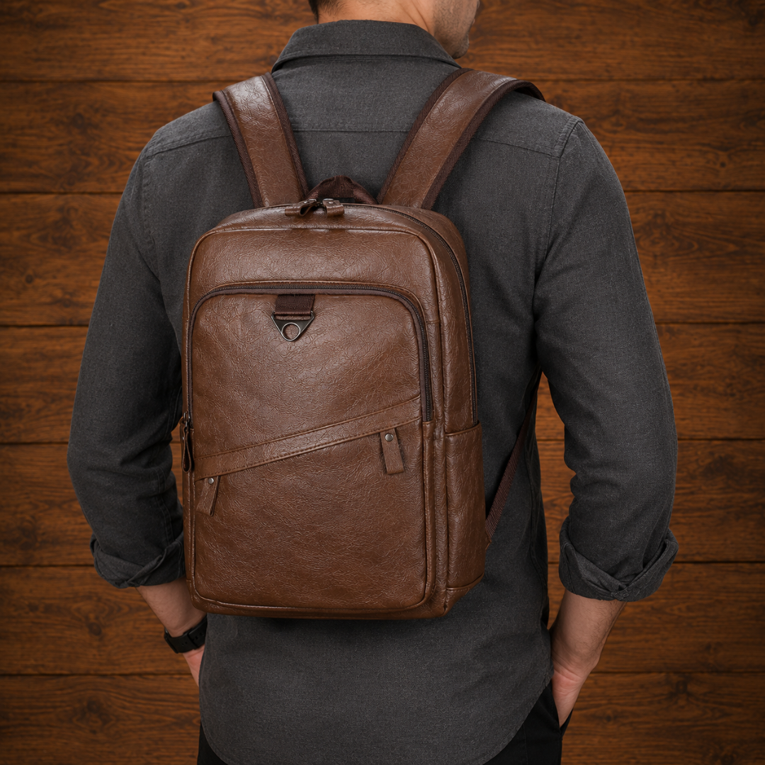 Classic Leather Backpack