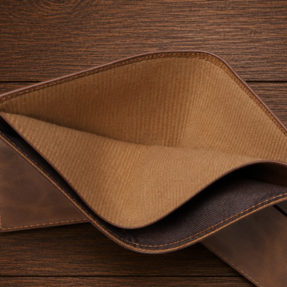 Stitched Leather Bifold Wallet