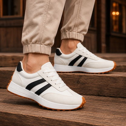 Double Stripe Casual Sneakers