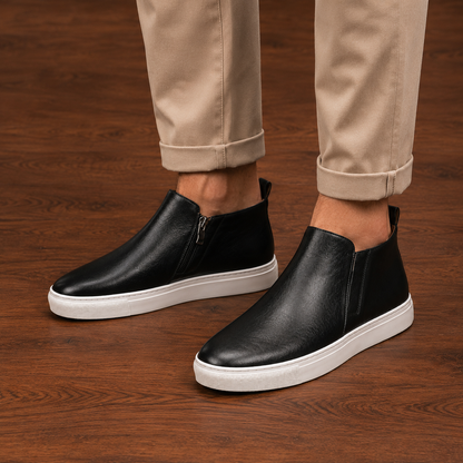 Signature Leather Sneaker Boots