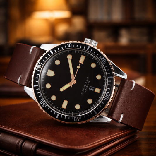 Executive Leather Watch