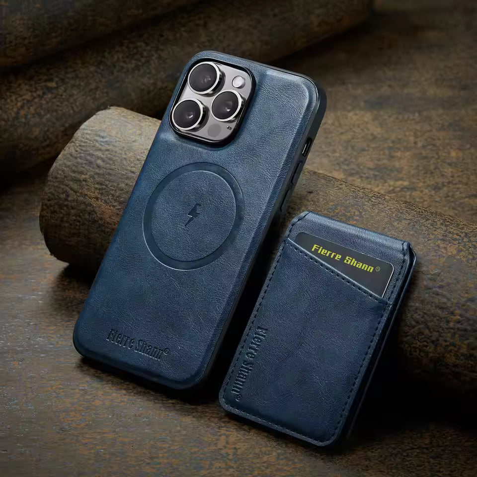 IPHONE LEATHER MAGSAFE WALLET CASE