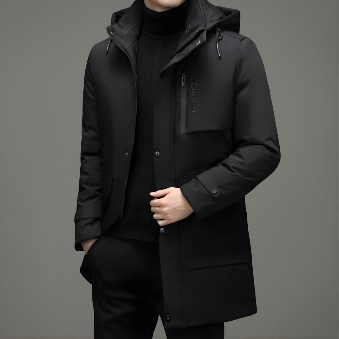 Classic Mid-Length Cotton Coat
