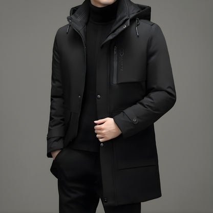 Classic Mid-Length Cotton Coat