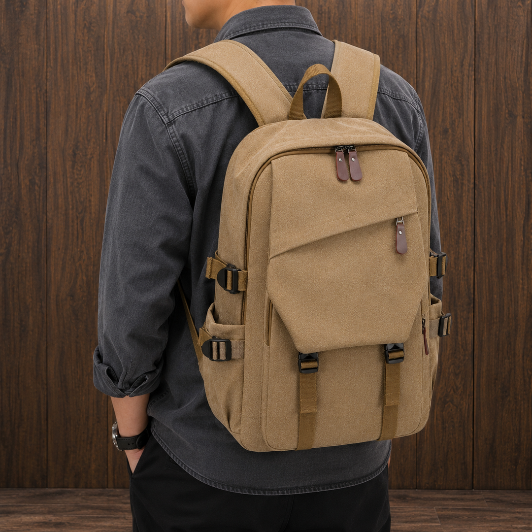 Structured Multiple Storage Backpack