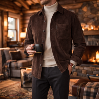 Corduroy Long Sleeve Shirt