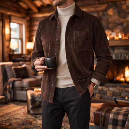 Corduroy Long Sleeve Shirt