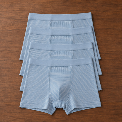Seamless Cotton Boxer Briefs