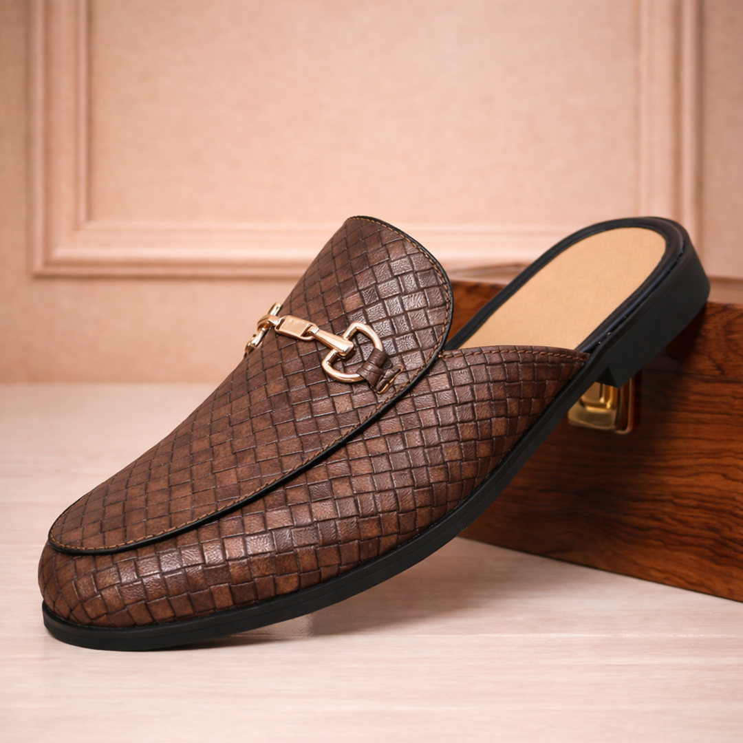 Woven Leather Loafer
