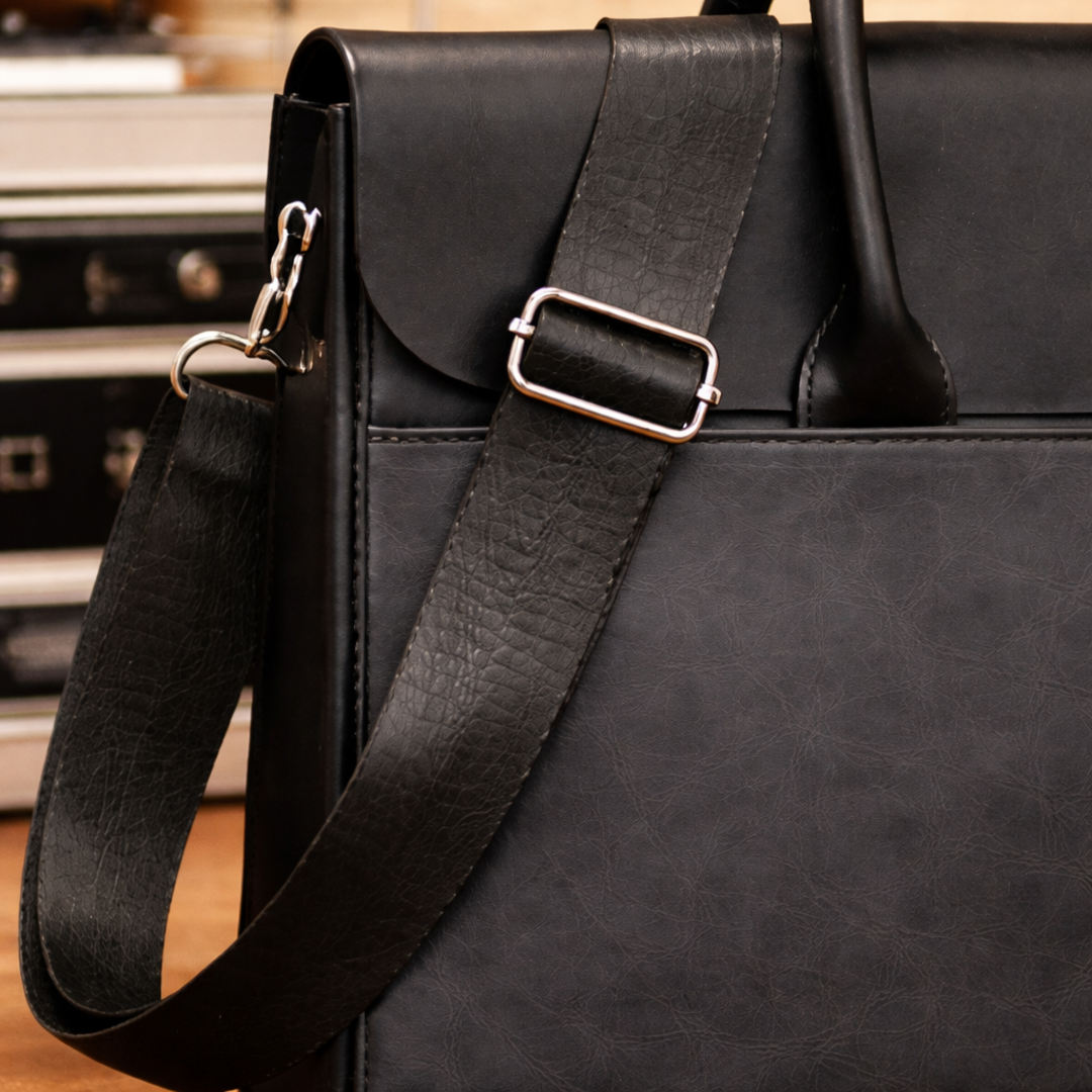 Sleek Leather Briefcase