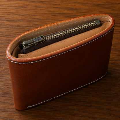 Vintage Leather Bifold Wallet