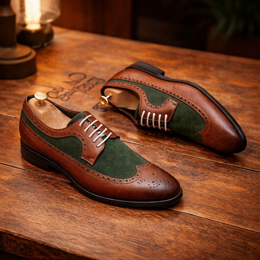 Classic Brogue Oxford Shoes