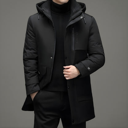 Classic Mid-Length Cotton Coat