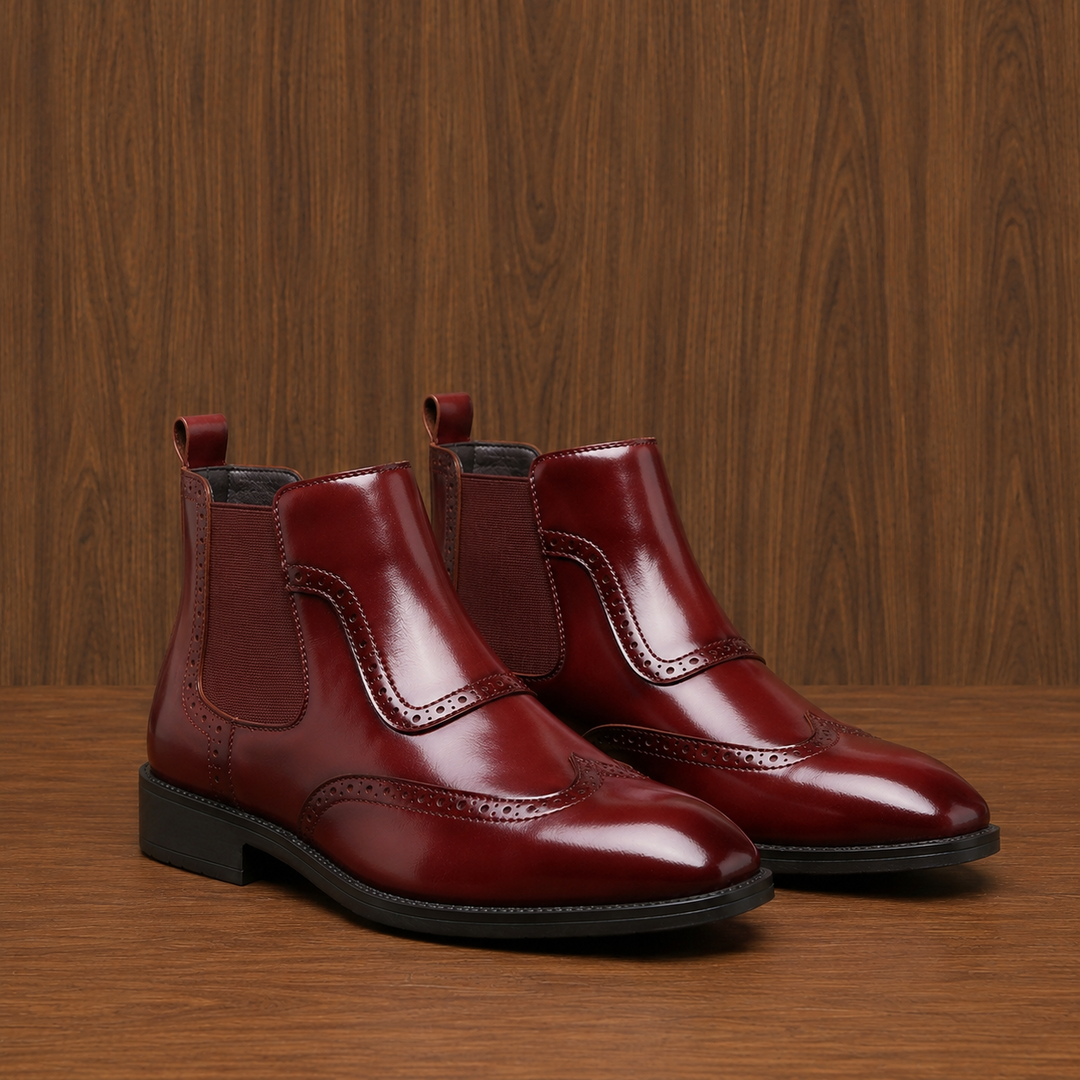 Wingtip Chelsea Boots