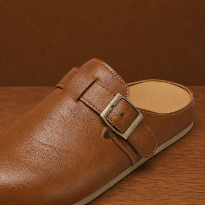 Comfort Buckle Mules