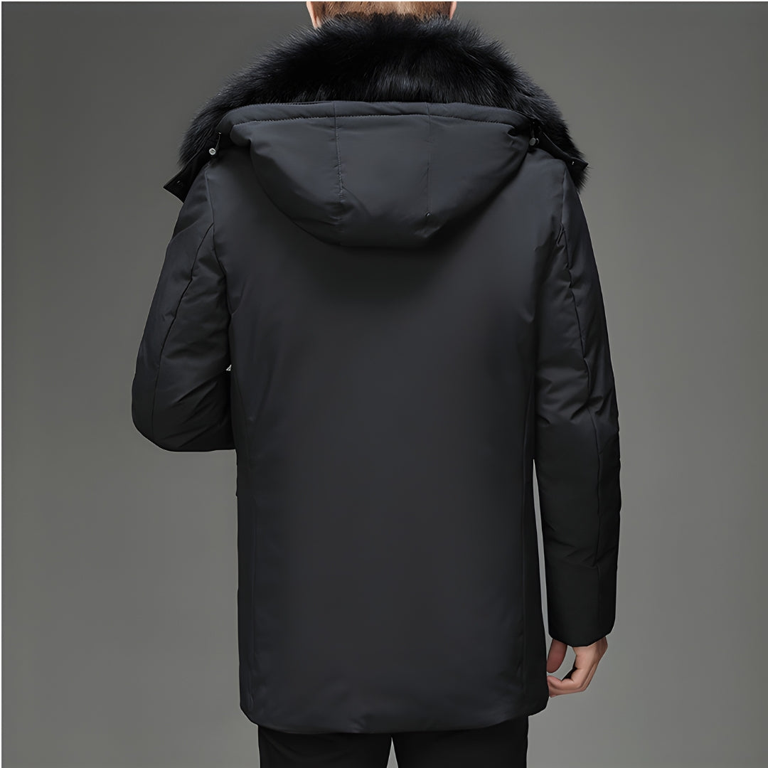 Fur Collar Down Coat