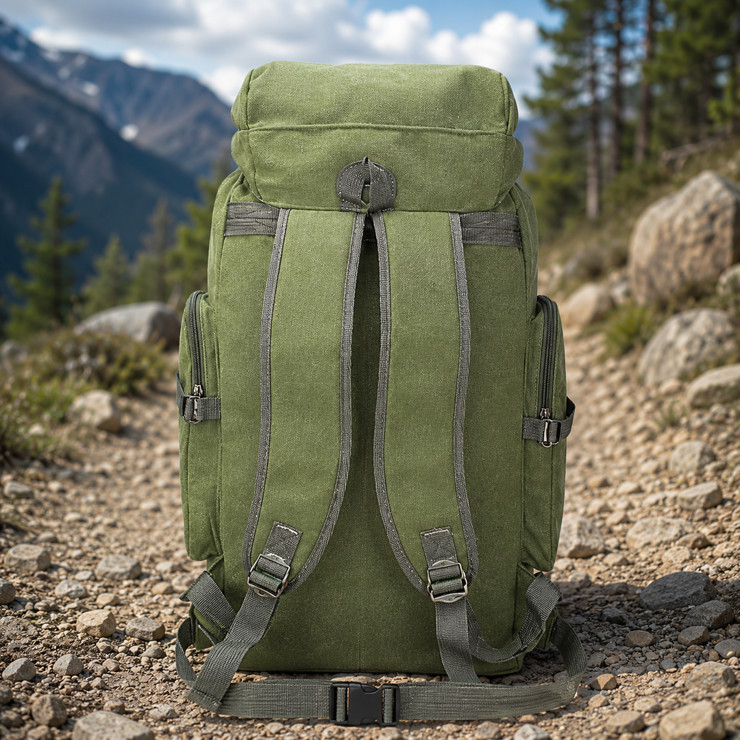 Large Canvas Hiking Backpack