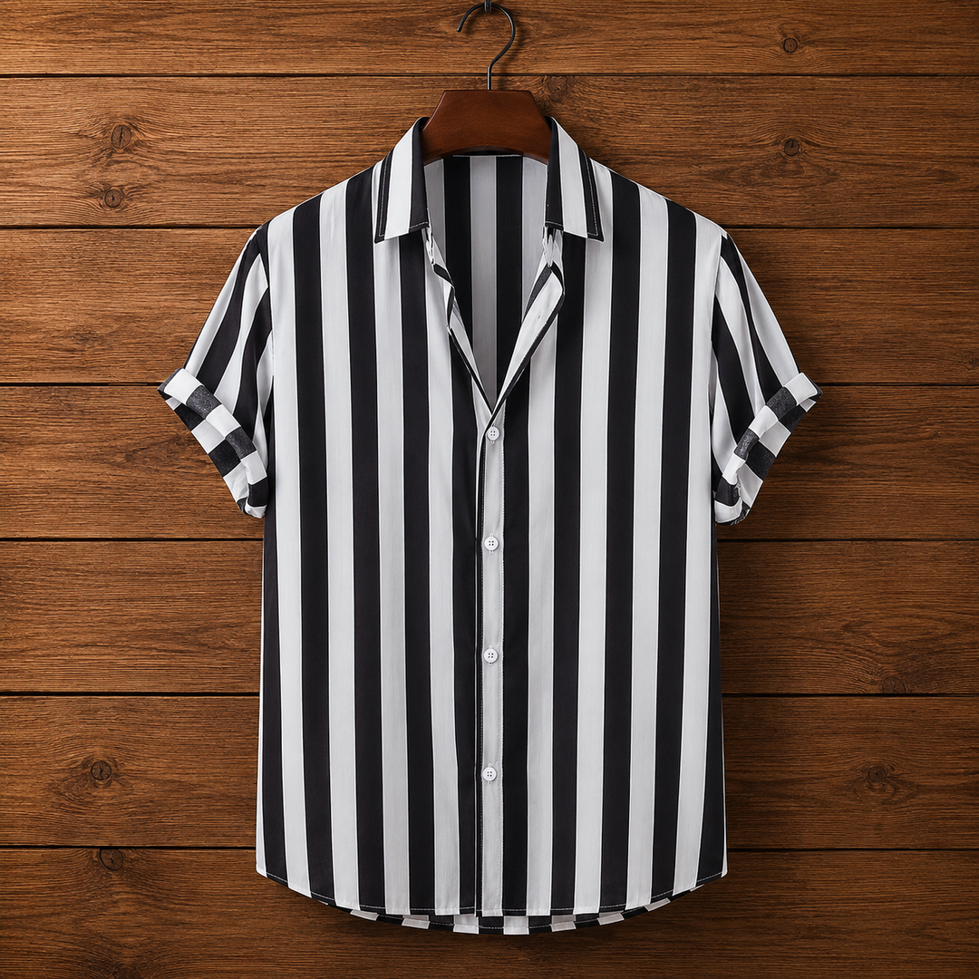 Striped Button Shirt