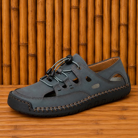 Comfortable Leather Open Shoes