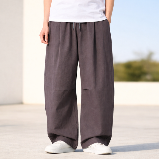 Retro Wide-Leg Trousers