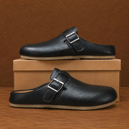 Comfort Buckle Mules