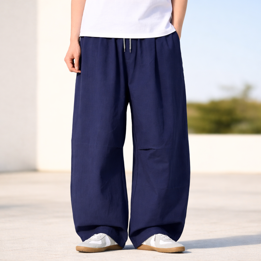 Retro Wide-leg Tousers