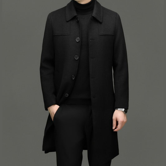 Tailored Wool Overcoat