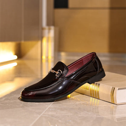 CLASSIC GRADIENT LEATHER LOAFERS
