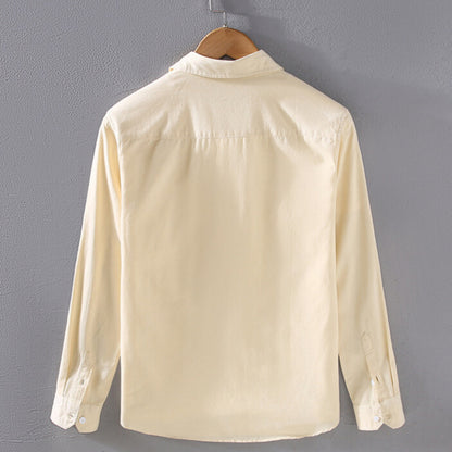 Velvet Long-Sleeve Shirt