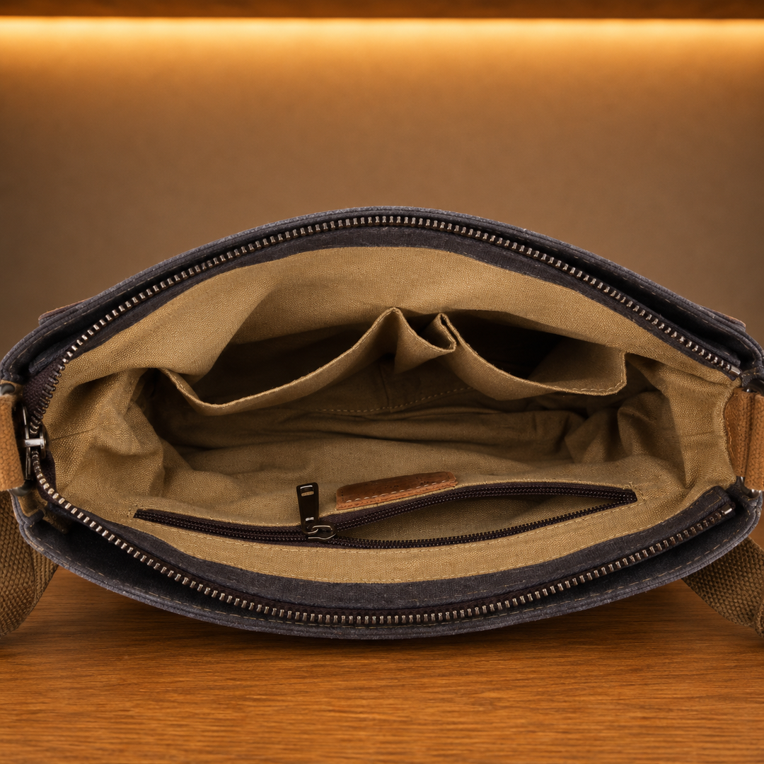 Vintage Canvas Messenger Bag