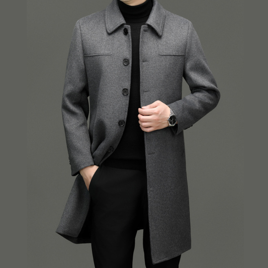 Tailored Wool Overcoat