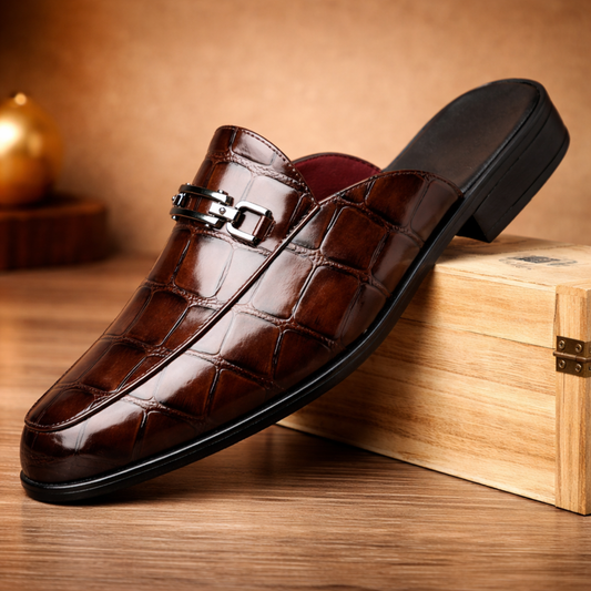 Textured Slip Loafers