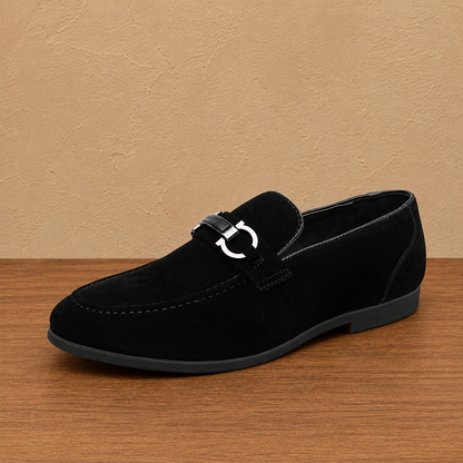 Suede Horsebit Loafers