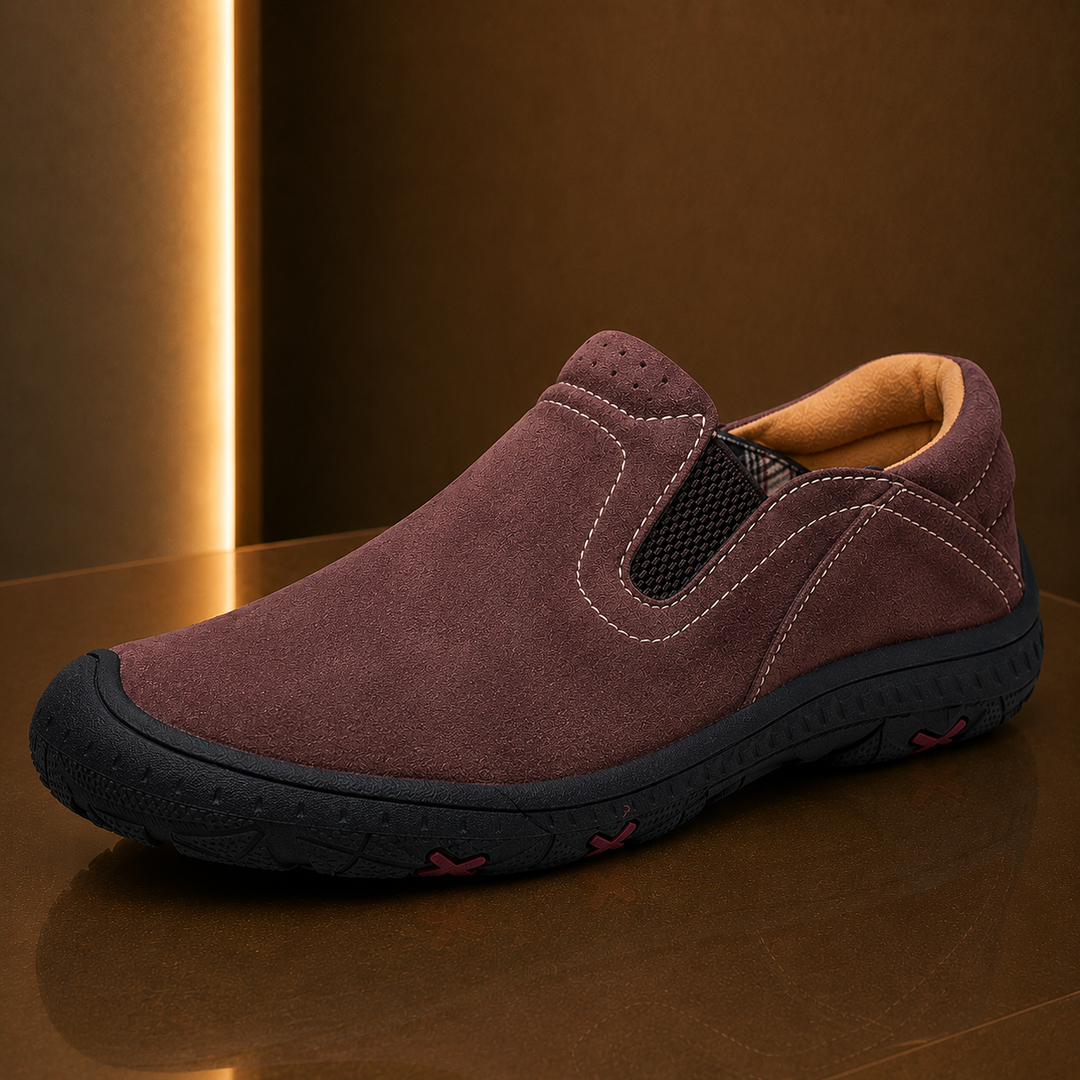Suede Outdoor Slip-Ons