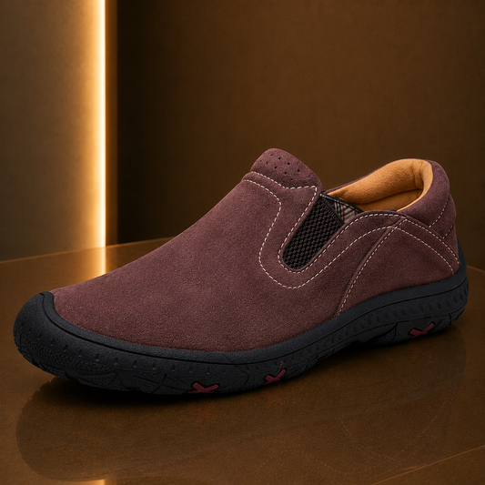 Suede Casual Slip-Ons